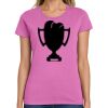Ladies Heavy Cotton 100% Cotton T Shirt Thumbnail