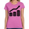 Ladies Heavy Cotton 100% Cotton T Shirt Thumbnail