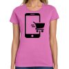 Ladies Heavy Cotton 100% Cotton T Shirt Thumbnail