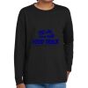 Youth Heavy Cotton 100% Cotton Long Sleeve T Shirt Thumbnail