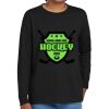 Youth Heavy Cotton 100% Cotton Long Sleeve T Shirt Thumbnail