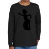 Youth Heavy Cotton 100% Cotton Long Sleeve T Shirt Thumbnail