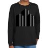 Youth Heavy Cotton 100% Cotton Long Sleeve T Shirt Thumbnail